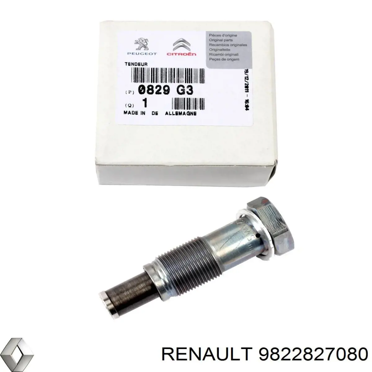 9822827080 Renault (RVI) cadena de distribución