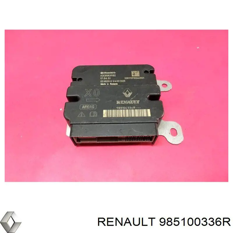 Módulo de control de airbag Renault (RVI) 985100336R precio, desde 126,32 EUR