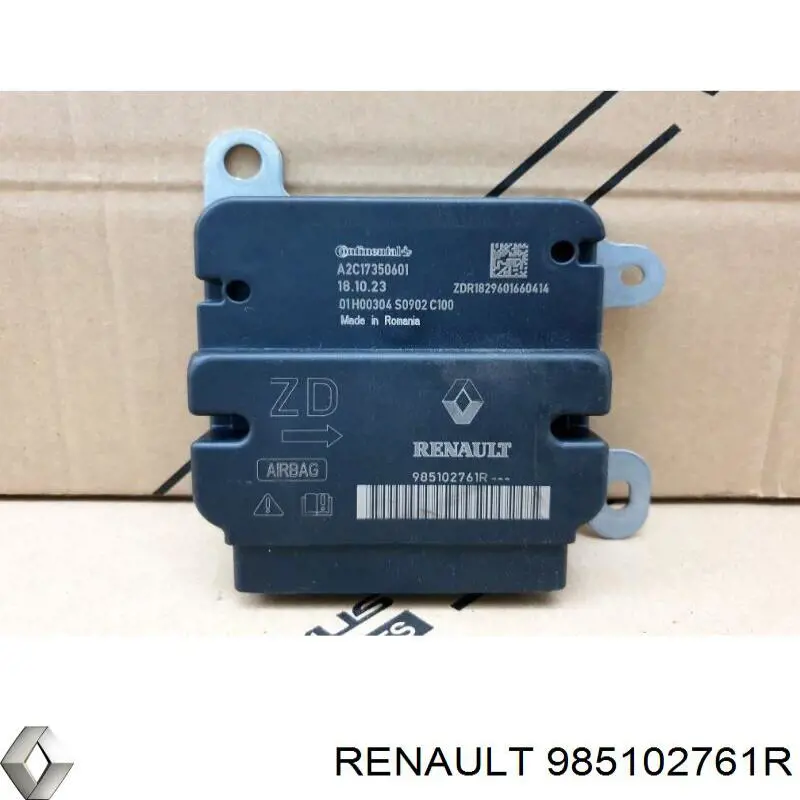 985102761R Renault (RVI) procesador del modulo de control de airbag