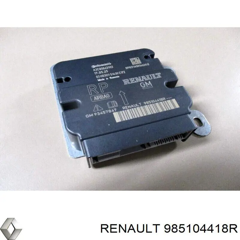 985104418R Renault (RVI) Módulo de control de airbag