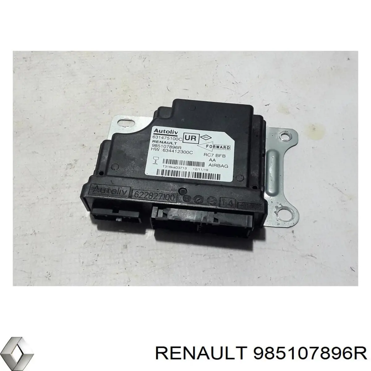 Módulo de control de airbag Renault (RVI) 985107896R precio, desde 139,39 EUR