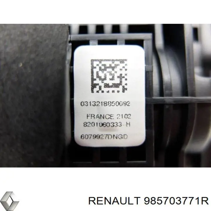 985703696R Renault (RVI) airbag en el lado del conductor