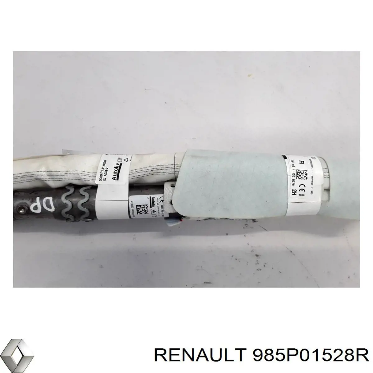 Airbag de cortina lateral derecha 985P01528R Renault (RVI)
