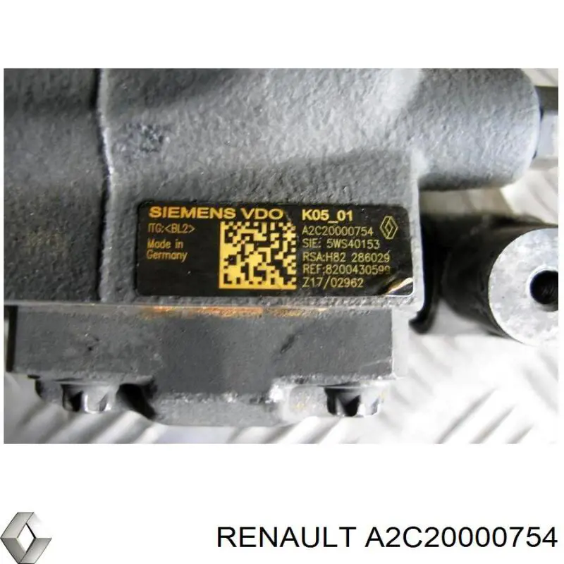 A2C20000754 Renault (RVI) bomba inyectora
