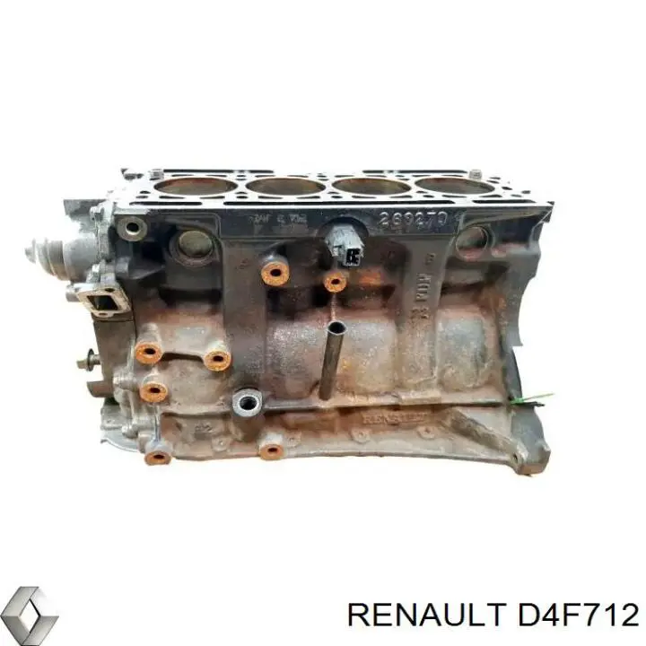 Motor completo D4F712 Renault (RVI)