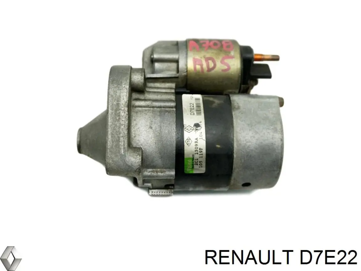 Comprar D7E22 Renault (RVI) Motores de arranque
