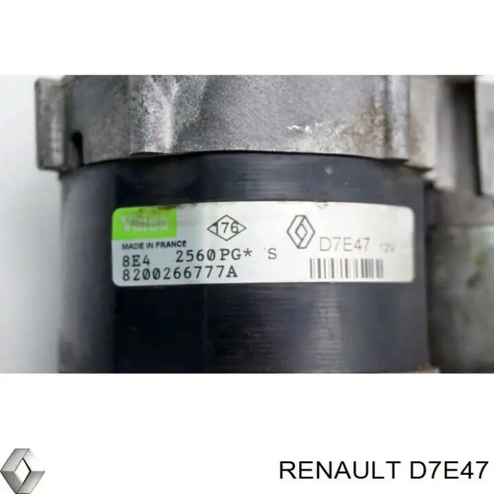 D7E47 Renault (RVI) motor de arranque