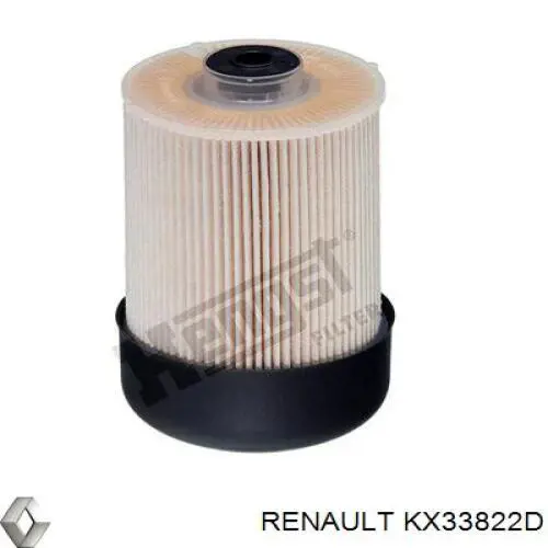 KX33822D Renault (RVI) filtro combustible