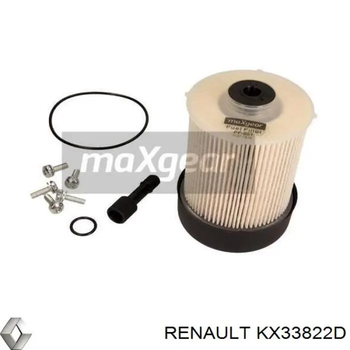 Filtro combustible Renault (RVI) KX33822D precio, desde 14,28 EUR