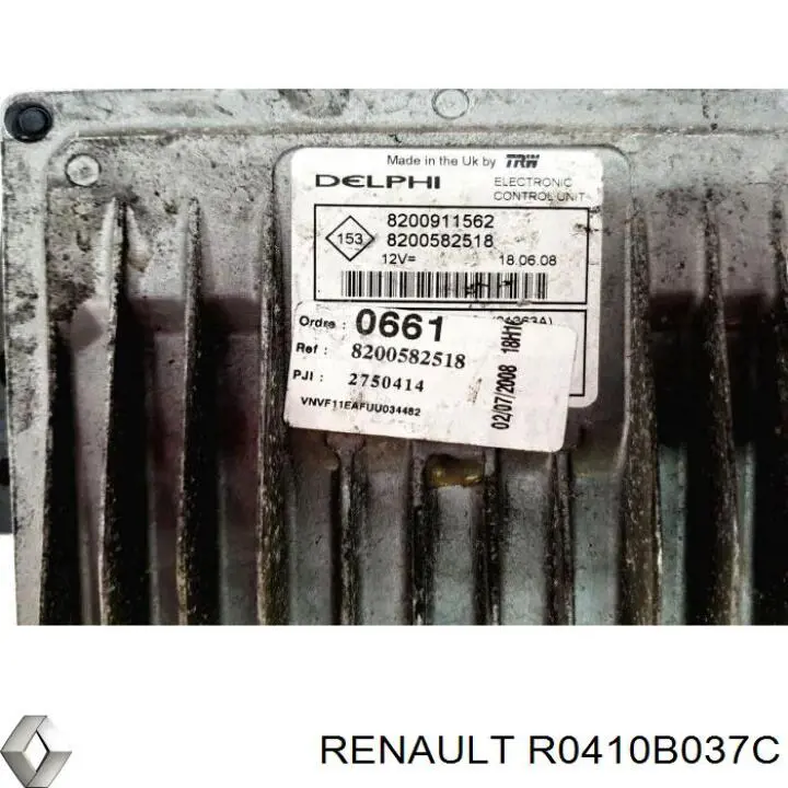 Módulo de control de inyección de combustible (ECU) Renault (RVI) R0410B037C precio, desde 187,31 EUR
