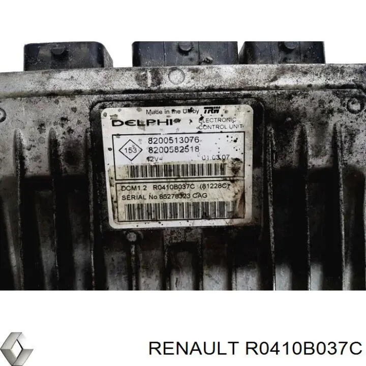Comprar R0410B037C Renault (RVI) Módulo de control de inyección de combustible (ECU)