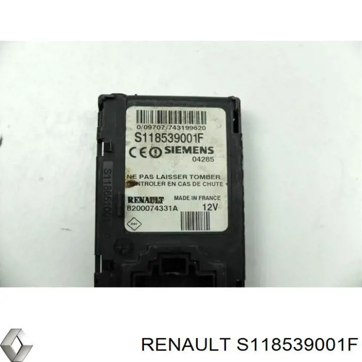 S118539001F Renault (RVI) conmutador de arranque