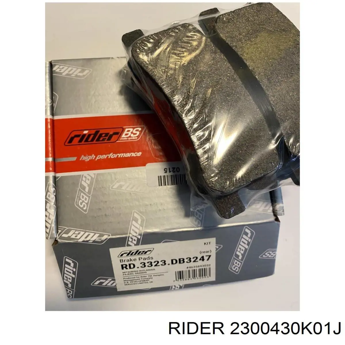 2300430-K01-J Rider fuelle, árbol de transmisión delantero exterior