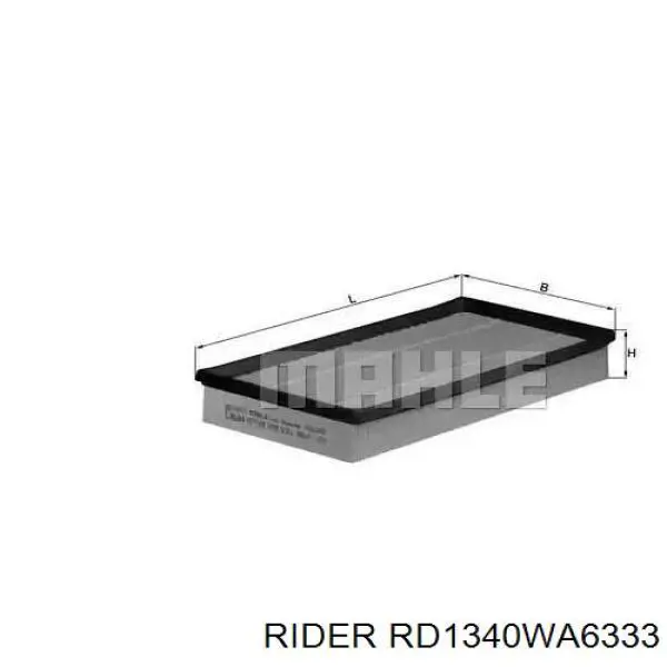 El filtro de aire Rider RD1340WA6333 precio, desde 6,97 EUR