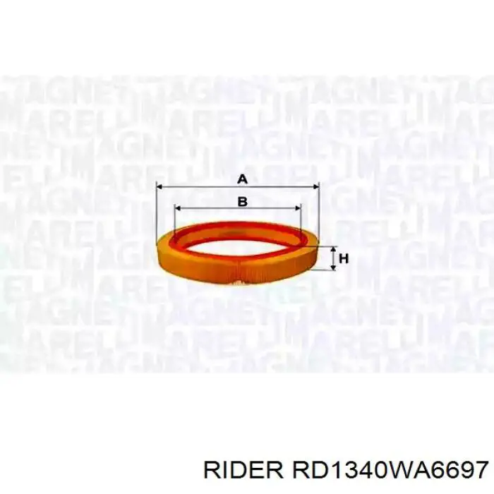 RD1340WA6697 Rider filtro de aire