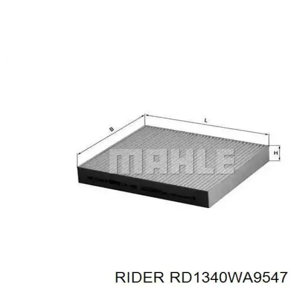 Comprar RD1340WA9547 Rider Filtro de aire