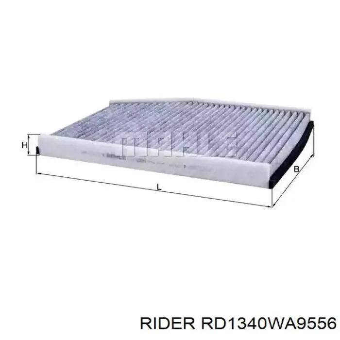 RD.1340WA9556 Rider filtro de aire