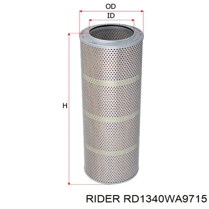 Filtro de aire RD1340WA9715 Rider