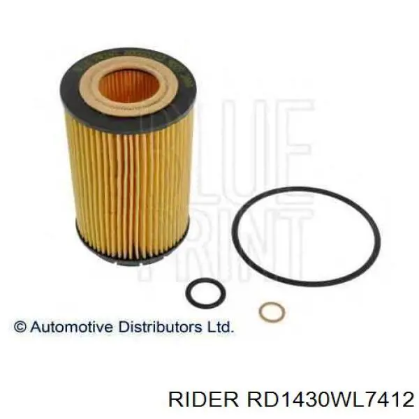 RD.1430WL7412 Rider filtro de aceite