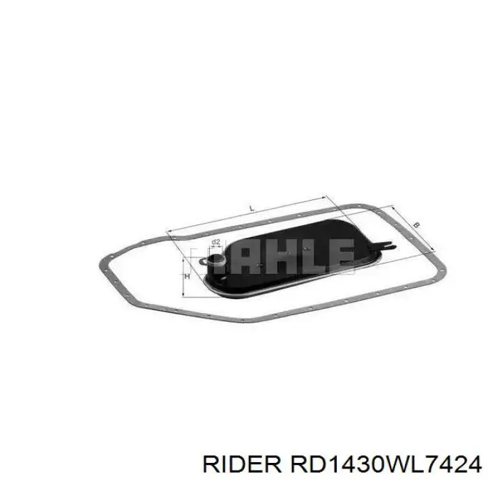 Comprar RD1430WL7424 Rider Filtros de aceite