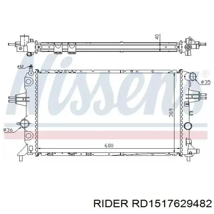 Termostato, refrigerante Hyundai Tucson 1 JM