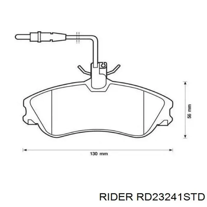 Pastillas freno delanteras Rider RD23241STD precio, desde 13,13 EUR