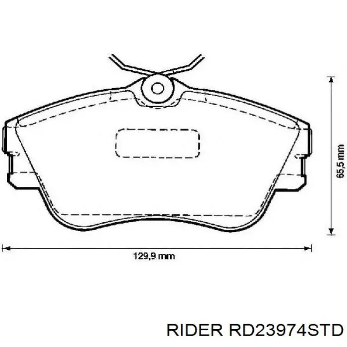 Pastillas freno delanteras Rider RD23974STD precio, desde 17,76 EUR