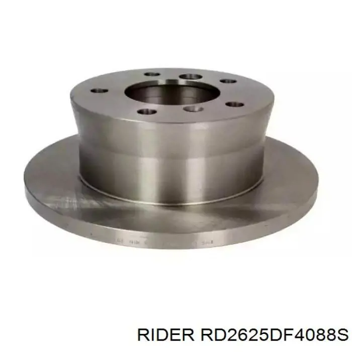 RD.2625.DF4088S Rider disco de freno trasero