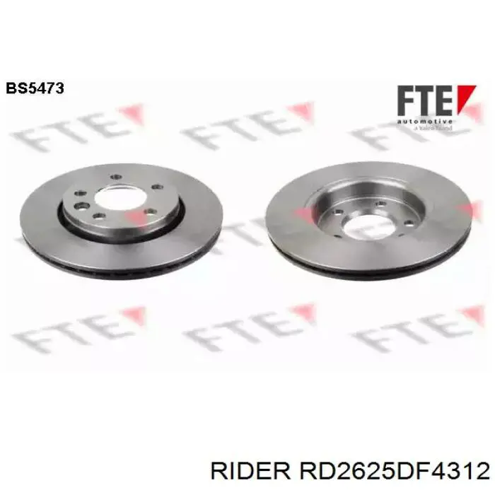 Comprar RD2625DF4312 Rider Disco de freno trasero
