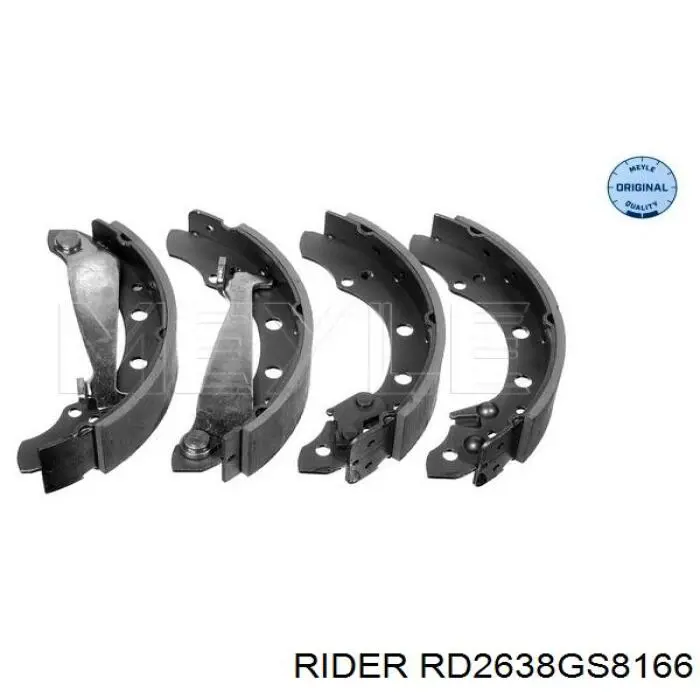 Zapatas de freno RD2638GS8166 Rider