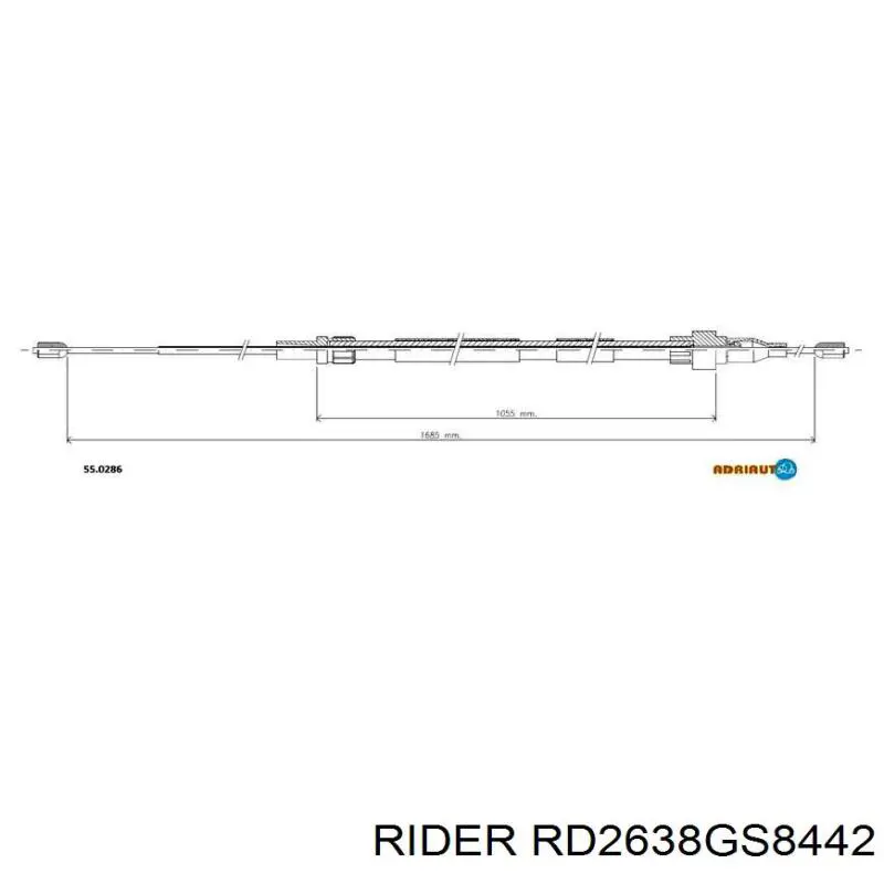 Zapatas de freno de tambor traseras Rider RD2638GS8442 precio, desde 24,48 EUR