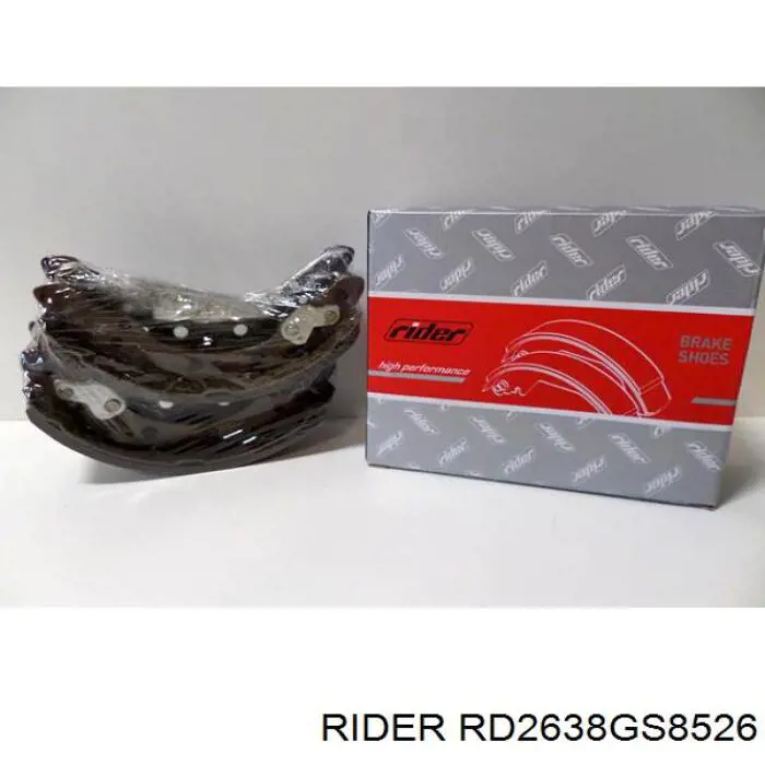RD2638GS8526 Rider Zapatas de freno de tambor traseras