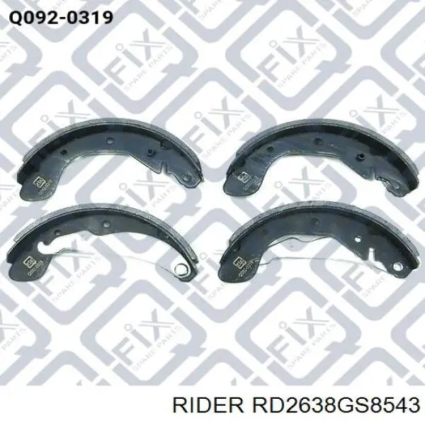 Zapatas de freno RD2638GS8543 Rider