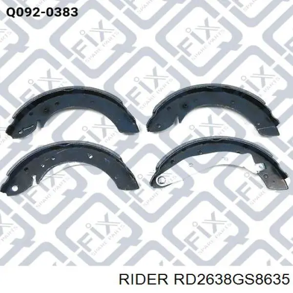 Zapatas de freno RD2638GS8635 Rider