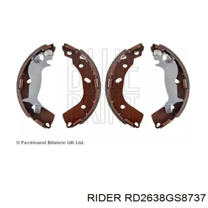 Zapatas de freno de tambor traseras Rider RD2638GS8737 precio, desde 29,47 EUR