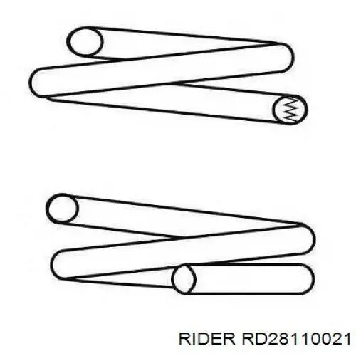 Comprar RD28110021 Rider Muelle de eje trasero