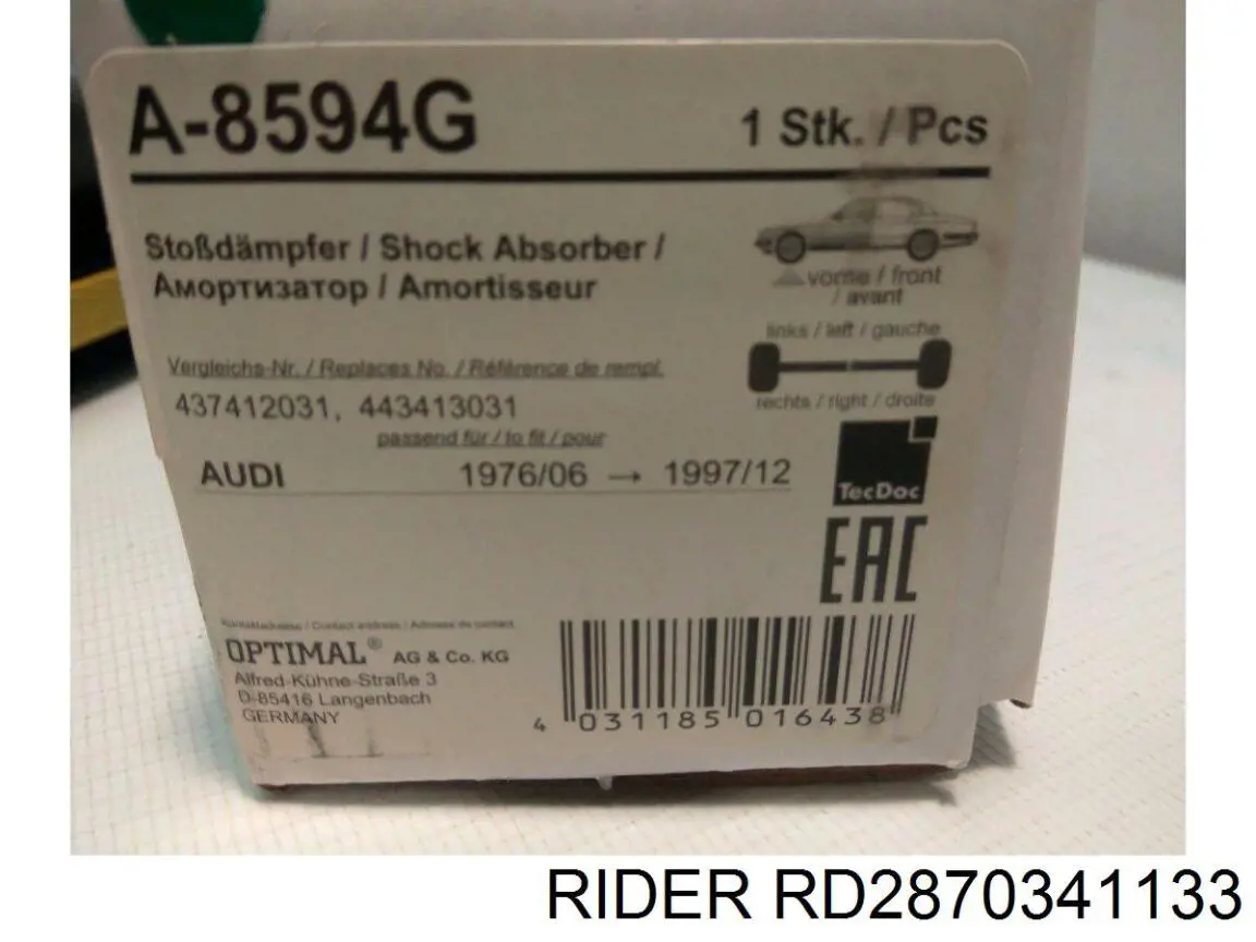 Amortiguador trasero Audi A6 4A5