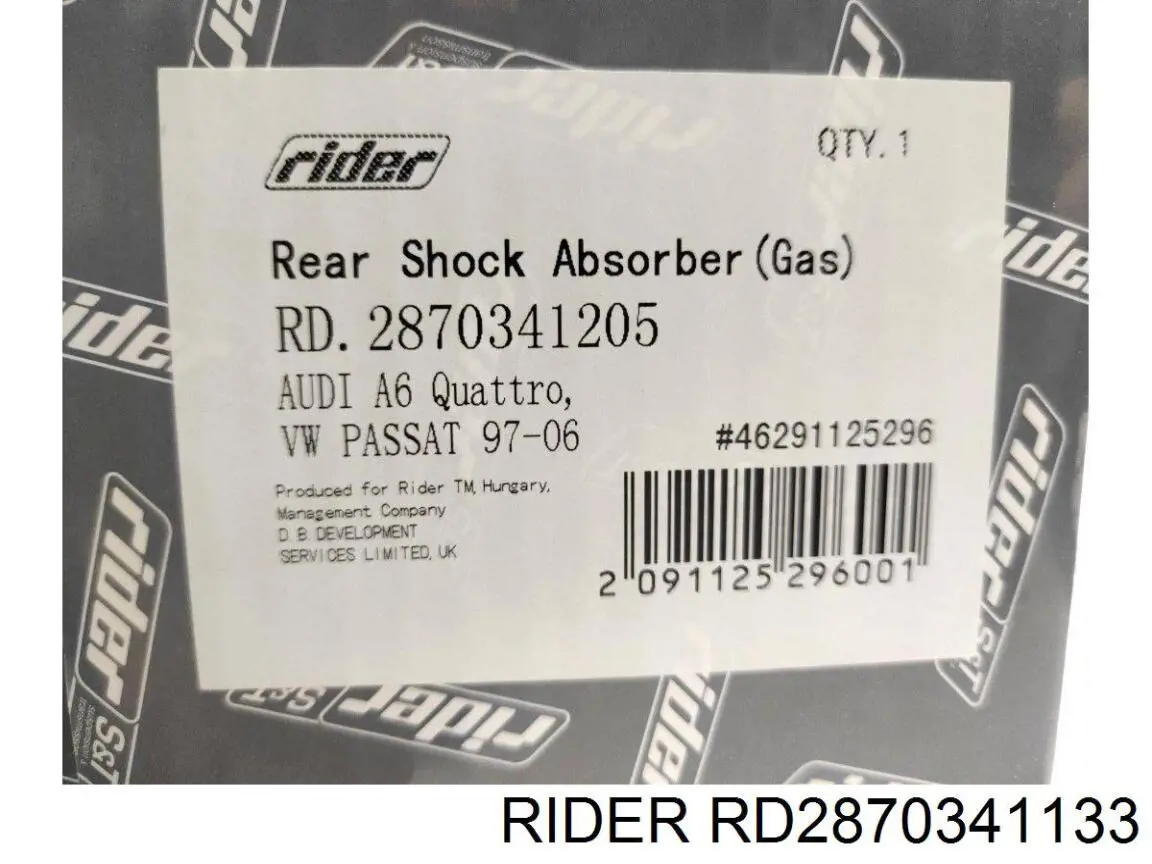 Amortiguador trasero Audi A6 4A5