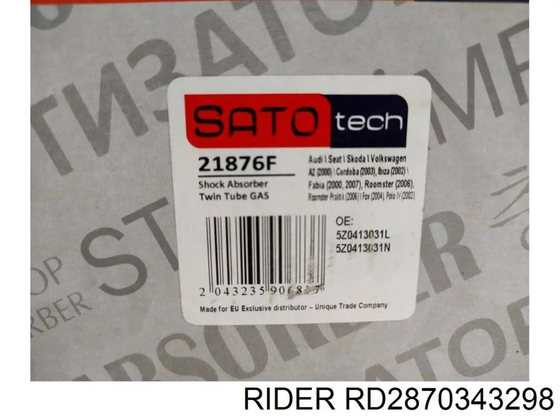 Amortiguador trasero Rider RD2870343298 precio, desde 32,36 EUR