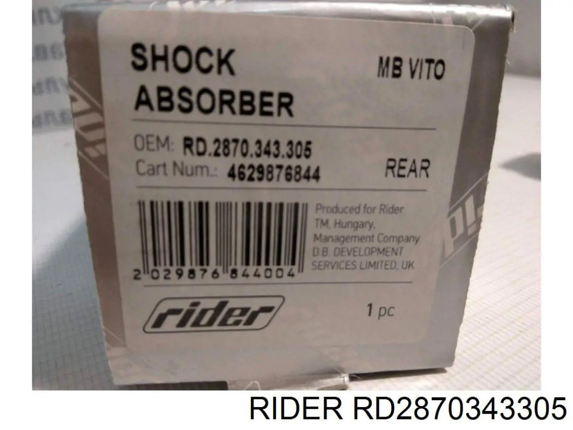 RD.2870.343.305 Rider amortiguador trasero