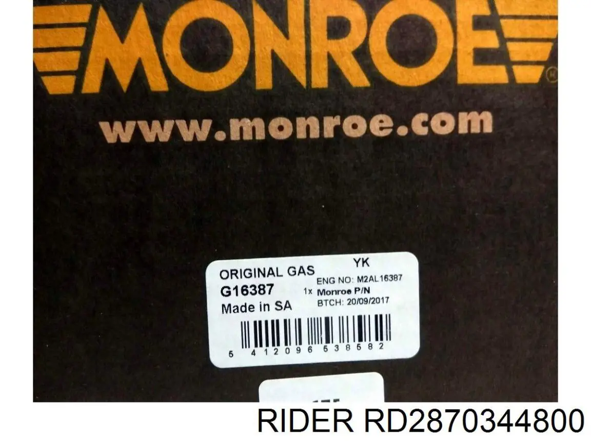 Comprar RD2870344800 Rider Amortiguador trasero