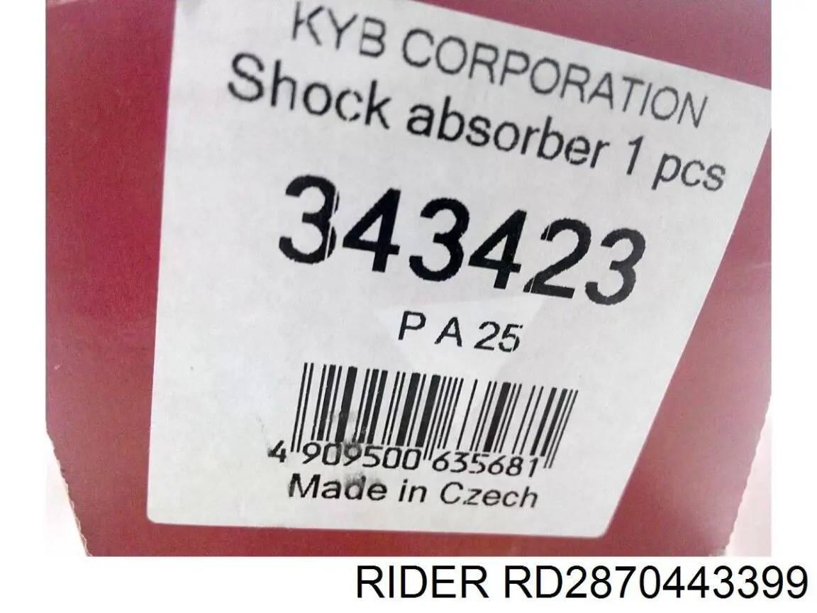 Amortiguador trasero Chevrolet Aveo 2 T250, T255