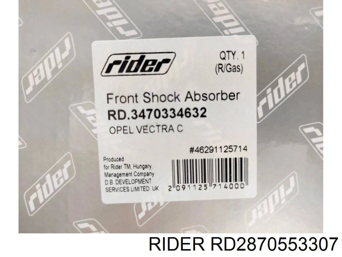 RD.2870553307 Rider amortiguador trasero