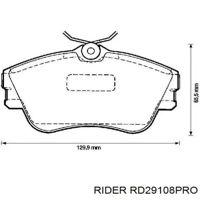 Pastillas freno delanteras Rider RD29108PRO precio, desde 110,26 EUR
