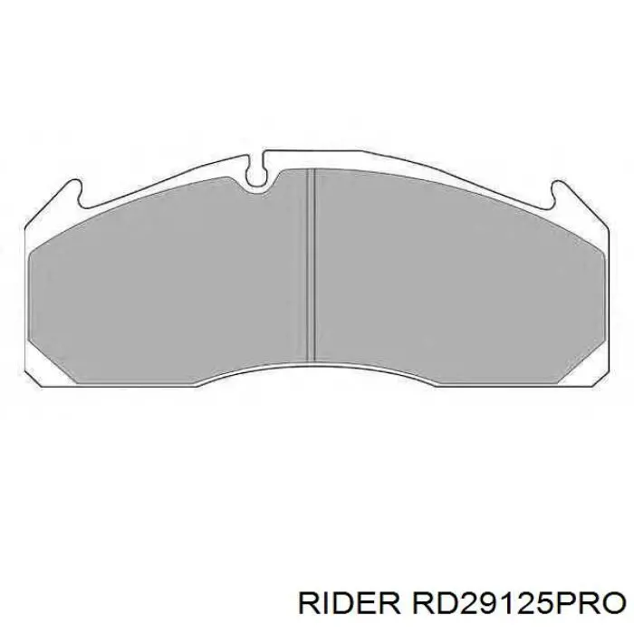 RD 29125PRO Rider pastillas de freno delanteras