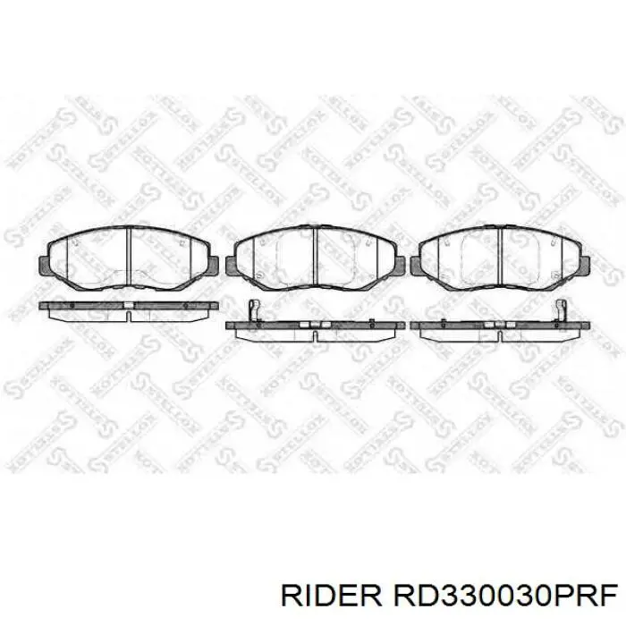 RD.330030PRF Rider pastillas de freno traseras