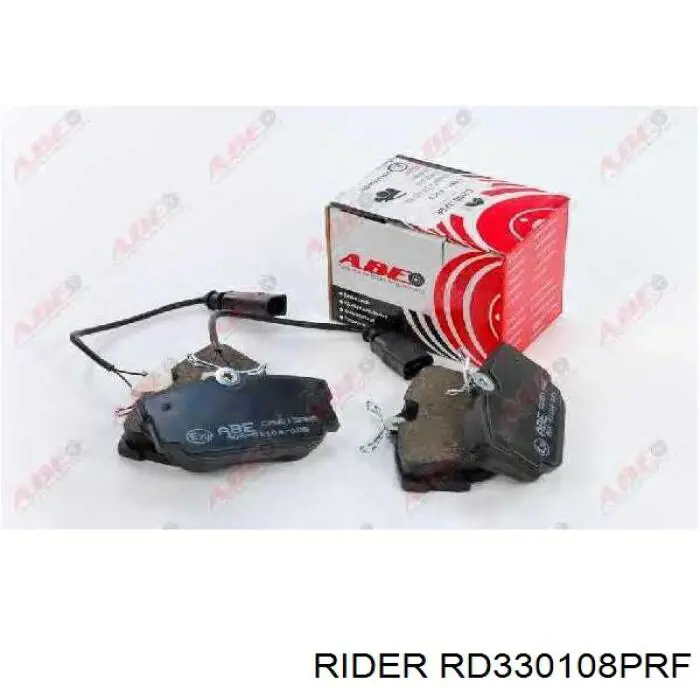 RD.330108PRF Rider pastillas de freno traseras