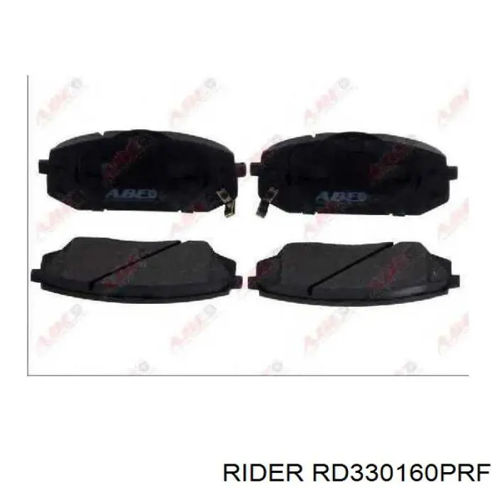 RD.330160PRF Rider pastillas de freno delanteras