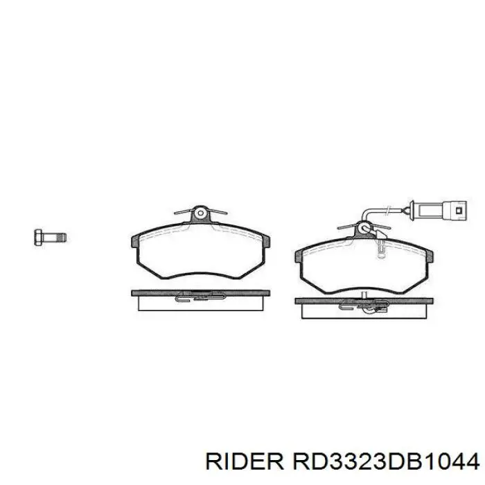 Pastillas de freno delanteras Seat Toledo 1 1L