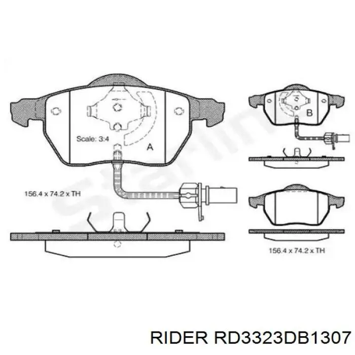 Pastillas de freno delanteras Audi A6 4F2